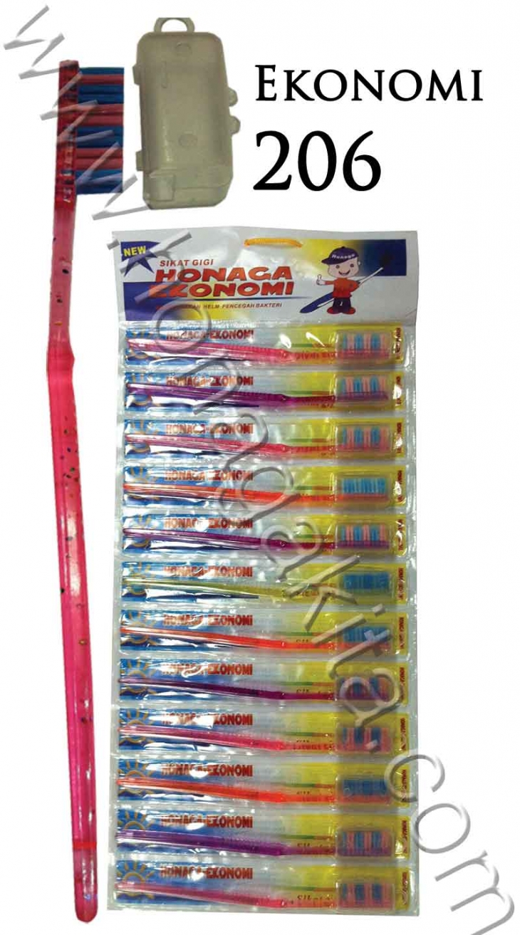 Sikat Gigi Honaga Ekonomi 206 (Toothbrush)