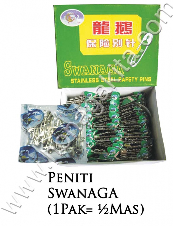 Peniti Swanaga Stainless Steel (Safety Pins)